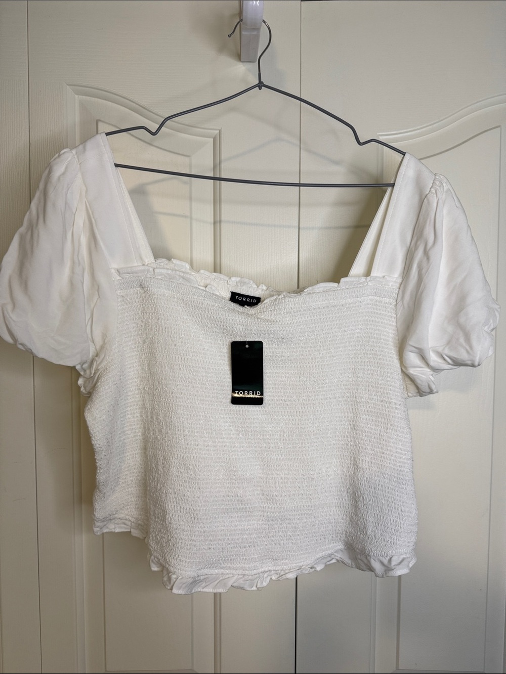 NWT Torrid Smocked Short Sleeve